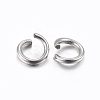Tarnish Resistant 304 Stainless Steel Open Jump Rings X-STAS-H437-3.5x0.7mm-2
