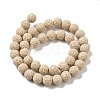 Natural Lava Rock Bead Strands G-L435-03-8mm-17-2