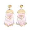 Brass Chandelier Earrings for Women EJEW-MZ00757-02-3