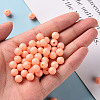 Opaque Acrylic Beads X-MACR-S370-C8mm-A33-5
