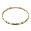 7Pcs PVD Vacuum Plating 202 Stainless Steel Plain Flat Ring Bangle Sets BJEW-M317-14B-G-2