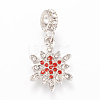 Alloy European Dangle Charms X-MPDL-S054-M-2