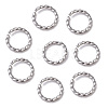 Non-Tarnish 304 Stainless Steel Open Jump Rings X-STAS-F191-12P-D-1
