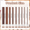 Waxed Round Wooden Sticks WOOD-OC0004-42A-2