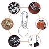 Alloy Push Gate Snap Keychain Clasp Findings KEYC-GA0001-01-7