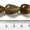 Natural Green Agate(Dyed & Heated) Beads Strands G-P521-D01-01-5