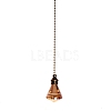 Pointed Glass Ceiling Fan Pull Chain Extenders PW-WG9165C-05-1