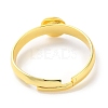 Rack Plating Adjustable Brass Ring Findings KK-F090-08G-01-3