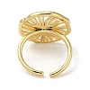 Rack Plating Brass Cuff Finger Rings for Women RJEW-C114-18A-G-3