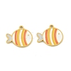 304 Stainless Steel Enamel Charms STAS-H251-01C-G-1