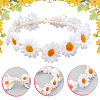 2Pcs Cloth Small Sunflowe Wreath Headband OHAR-CP0001-20B-6