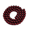 Baking Paint Pearlized Glass Pearl Bead Strands HY-N002-6mm-A13-3