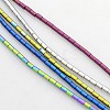 Electroplate Non-magnetic Synthetic Hematite Beads Strands G-J210B-M-1