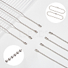 200Pcs Iron Hanging Tag Chains FIND-SP0005-63-5