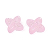 Frosted Transparent Acrylic Beads X1-OACR-P029-09B-01-3