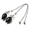 Natural Indian Agate Dowsing Pendulum Pendants GG-CBA6D08-A06-2