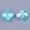 Cellulose Acetate(Resin) Bead Caps KK-S161-02D-2