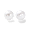 Plastic Imitation Pearl Beads FIND-M059-01B-09-2