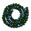 Electroplate Glass Beads Strands EGLA-A034-T4mm-L27-3