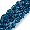 Transparent Glass Beads Strands EGLA-N013-T10mm-D25-1