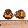 Natural Tiger Eye Carved Pendants G-I361-01A-3