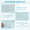 1Pc Flat 925 Sterling Silver Wires STER-BC0002-25C-4