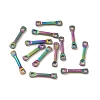 Ion Plating(IP) 304 Stainless Steel Links Connector Charms STAS-Q323-07MC-1