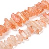 Natural Crackle Quartz Beads Strands G-R012-B06-02-1