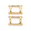 Eco-Friendly Brass Watch Band Clasps KK-M225-34G-1