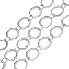 304 Stainless Steel Ring Link Chains CHS-G044-05P-1