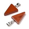 Natural Red Jasper Pendants G-B127-04P-07-3
