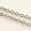 Tarnish Resistant 304 Stainless Steel Cable Chains CHS-Q001-18-1