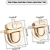 8 Sets 8 Styles Alloy Mortise Lock FIND-WR0001-33-2