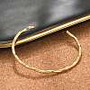 Ion Plating(IP) 304 Stainless Steel Cuff Bangles BJEW-H323-01G-3