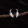 Stainless Steel Small Animal Stud Earrings for Women PW-WG5B49B-30-1