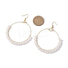 Glass Dangle Earrings EJEW-JE05817-02-3