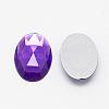 Acrylic Rhinestone Flat Back Cabochons GACR-Q011-30x40-13-2