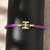 Adjustable Nylon Cord Bracelets X-BJEW-C096-01G-09-3