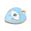 Alloy Enamel Pendants ENAM-D061-01G-04-3