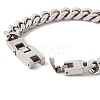 304 Stainless Steel Chunky Curb Chains Bracelet for Men Women BJEW-E107-11P-02-2