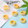 Opaque Acrylic Finger Rings RJEW-Q162-001E-3