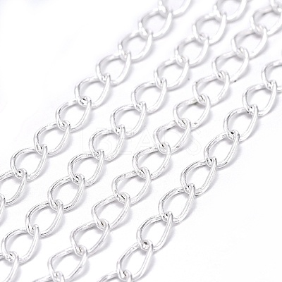 Brass Twisted Chains X-CHC-Q001-5x4mm-S-1