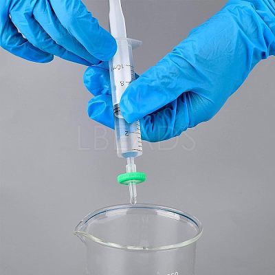 100Pcs 2 Colors Plastic Disposable Microporous Needle Syringe Filter AJEW-OC0002-54-1