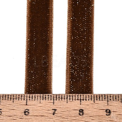 Glitter Sparkle Single Face Velvet Ribbon SRIB-Q023-01B-09-1