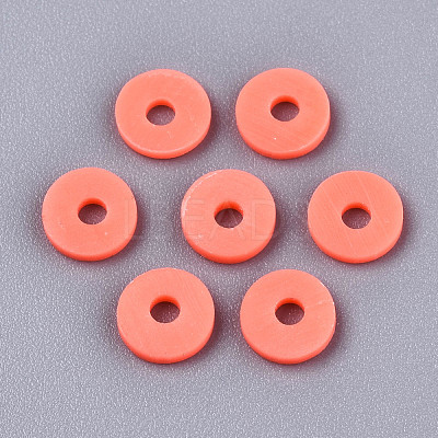 Handmade Polymer Clay Beads X-CLAY-Q251-6.0mm-72-1