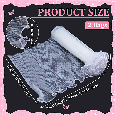 2 Bags Organza Flower Wrapping Bouquet Paper DIY-GF0009-26A-1