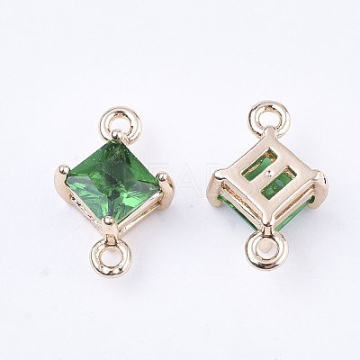 Transparent Glass Links connectors GLAA-T007-14B-1