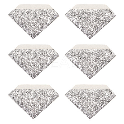 Glitter Imitation Leather Book Corner Protectors AJEW-TAC0038-03A-1