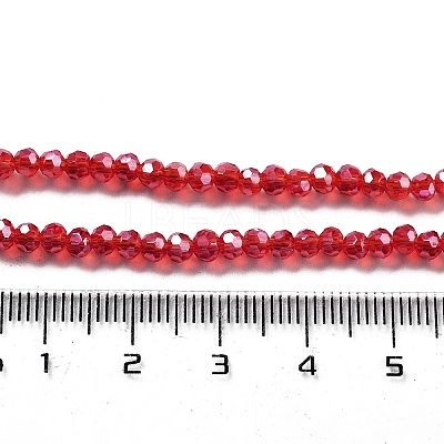 Electroplate Transparent Glass Beads Strands LS-EGLA-A035-T3mm-A01-1