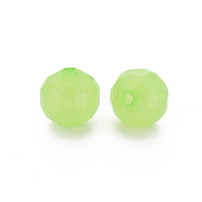 Imitation Jelly Acrylic Beads MACR-S373-97A-E06-1